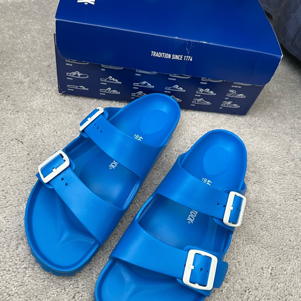 Birkenstock Arizona EVA Scuba Blue Size 11M